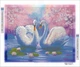Алмазна мозаїка алмазна вишивка Лебеді 40x50 OG00017SB - зображення 2