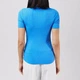 Жіноча сорочка з логотипом Tommy Hilfiger Ribbed (Blue Spell) Блакитний (Trp Ld43 blue lav25 (XS) - зображення 3
