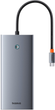 Hub USB Baseus PortalJoy Series 13-in-1 Grey (B00053002811-01) - obraz 1
