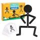 Детская развивающая игрушка - головоломка для развития моторики, логики Wooden Man обучающая игрушка Монтессори для детей, черный (106847073) - изображение 9