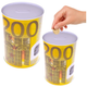 Skarbonka LEAN Toys metalowa puszka 200 euro banknot 16.5 x 12 cm (5905991044475) - obraz 3