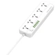 Фильтр питания ProLogix Premium (PR-SC5614W) 5 розеток, 6 USB AUTO ID, 2 м, белый - изображение 5