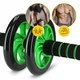 Ролик (гімнастичне колесо) для преса 4FIZJO Ab Wheel Black/Green (P-5907222931523) - зображення 3