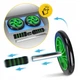 Ролик (гімнастичне колесо) для преса 4FIZJO Ab Wheel Black/Green (P-5907222931523) - зображення 8