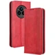Чохол-книжка Deexe Retro Style для Realme 14 Pro Plus - Red - зображення 1