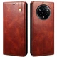 Чохол-книжка з кишеньками UniCase Leather Wallet для Realme 14 Pro Plus - Brown - зображення 1