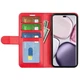 Класичний чохол-книжка Deexe Wallet Style для Honor Magic 7 Lite - Red - зображення 2