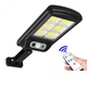 Вуличний ліхтар на стовп Solar Light 6COB із пультом на сонячних батареях чорний - зображення 5