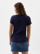 Футболка женская хлопковая GAP (4826241296647) Logo XS синяя - изображение 2