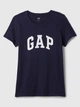 Футболка женская хлопковая GAP (4826241296650) Logo L синяя - изображение 3