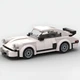 Збірна модель BauTech Porsche 911 Turbo із 196 деталей Чорний (1015-992-00) - зображення 1
