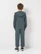 Детский спортивный костюм (худи + штаны) для мальчика Minoti 23fleece120 42575JNR 98-104 см Темно-серый (5063025438642) - изображение 2