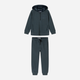 Детский спортивный костюм (худи + штаны) для мальчика Minoti 23fleece120 42575JNR 98-104 см Темно-серый (5063025438642) - изображение 7