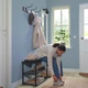 Скамейка с подставками для обуви IKEA NIPÅSEN 205.861.42, 79x35x52 см - зображення 2