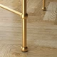 Журнальний столик IKEA TORSJÖ 505.904.06, d88 см, золотий - зображення 4