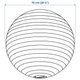 Подвесной абажур IKEA GULLSUDARE 805.836.16, 70 см - изображение 6