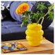 Ваза желтая IKEA KÄLLARHALS 705.837.11, 22см - изображение 3