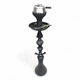 Кальян Hookah Rami Carbon Lay Plus Black высотой 60 см на 2 персоны - изображение 5