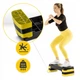 Степ-платформа 3-ступінчаста 4FIZJO 69 х 28 х 10-15-20 см Black/Yellow (P-5907739311436) - зображення 6