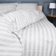 Комплект постельного белья MirSon Полуторный 143 x 210 17-0600 Stripe White Gray Бязь (2200008048075) - изображение 5