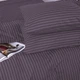 Комплект постельного белья MirSon Полуторный 143 x 210 Ranforce Elite 17-0603 Stripe Violet Ранфорс (2200008051594) - изображение 5