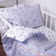 Комплект постельного белья в кроватку детский MirSon 110х140 см Kids Time 17-0527 Bunnies бязь (2200007074600) - изображение 6