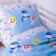 Комплект постельного белья Mirson Полуторный 143х210 см Kids Time 17-0522 Sharks are fun Бязь (2200007074297) - изображение 5