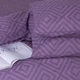 Комплект постільної білизни MirSon Ranforce Elite Полуторний 143х210 см 17-0626 Geometry Purple Ранфорс (2200008205201) - зображення 6