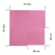 Мат-пазл (ласточкин хвост) Cornix Mat Puzzle EVA 120 x 120 x 1 cм XR-0230 Pink - изображение 7