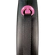 Рулетка Flexi Black Design S, лента 5 м, розовый - изображение 2