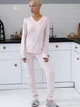 Пижама женская Leinle PINK GENIUS 1583 XS Пудрово-белый (14008) - изображение 1
