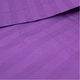 Простынь на резинке MirSon полуторная 90x200+25 см 30-0009 Purple Satin Stripe (2200005251102) - изображение 3