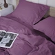 Простынь на резинке MirSon двуспальная 180x200+25 см 30-0008 Smoky Pink Satin Stripe (2200005250624) - изображение 5