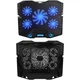 Подставка охлаждающая для ноутбука до 17" IceCoorel K5 Laptop Stand Blue LED со сменой наклона черная - изображение 3