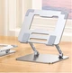 Подставка для ноутбука 13-17" со сменой наклона TRY B03 Laptop Stand aluminium silver - изображение 2