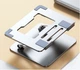 Подставка для ноутбука 13-17" со сменой наклона TRY B03 Laptop Stand aluminium silver - изображение 6