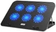 Подставка охлаждающая для ноутбука до 15.6" IceCoorel A9 Laptop Stand Blue LED со сменой наклона черная - изображение 2