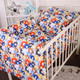 Комплект постільної білизни MirSon Kids Time 110x140 см 20-0032 Colored bears Бязь (2200009638701) - зображення 1
