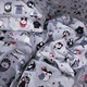 Комплект постельного белья MirSon Двуспальный 175х210 см 17-0672 Silver Owlets Бязь (2200010182835) - изображение 5