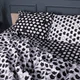 Комплект постельного белья MirSon Полуторный 143х210 см 17-0673 Monochrome Meows Бязь (2200010184495) - изображение 2