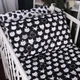 Комплект постельного белья Mirson Полуторный 143x210 см Kids Time 17-0673 Monochrome Meows Бязь (2200010185591) - изображение 4
