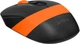 Мышь беспроводная A4Tech FG10 оптическая 1000-2000dpi 2.4GHz с батарейкой без подсветки Black-Orange - изображение 3