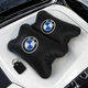 Авто подушки 2 шт — набор BMW из натуральной кожи, на подголовник в машину, Автомобильная подушка БМВ - изображение 5