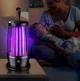 Портативна лампа від комарів з акумулятором 4000 мАг Mosquito Killing Lamp 4053 заряджається від USB 2 Вт Чорний - зображення 4