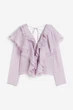 Блуза H&M XS фіолетовий 20051202439 - зображення 1