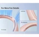 Вентилятор Jisulife Neck Fan Life3 FA14 Pink - изображение 6