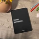 Блокнот ORNER Think Different А5 144 листа в клеточку Черный - изображение 2