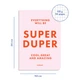 Блокнот ORNER SUPER DUPER А5 144 листа в клеточку Розовый - изображение 3