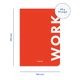 Набор блокнотов ORNER Work Dream Happy А5 144 листа в клеточку - изображение 2