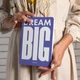 Блокнот ORNER Dream BIG А5 144 листа в клеточку Синий - изображение 2